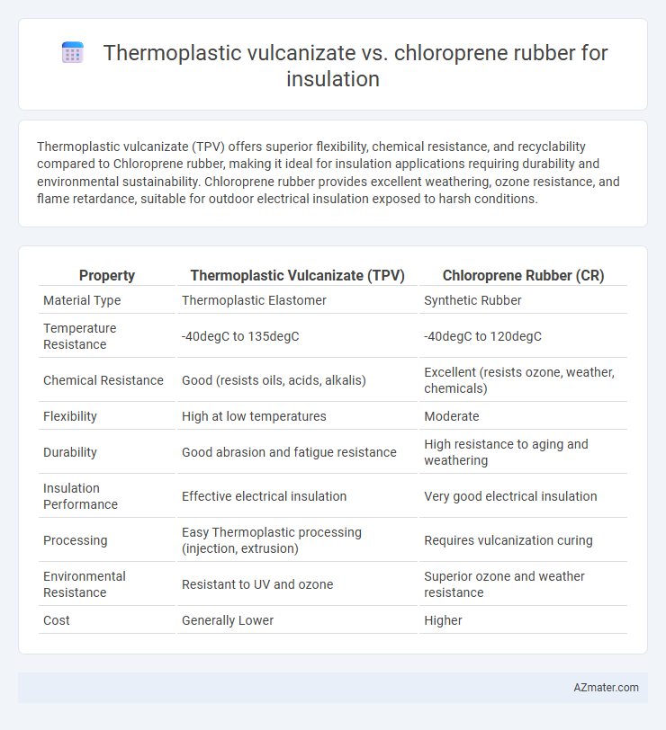 Thermoplastic vulcanizate vs. chloroprene rubber for insulation - What is The Difference?