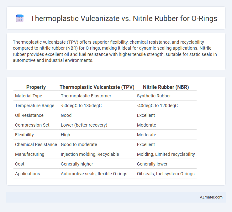 Thermoplastic Vulcanizate vs. Nitrile Rubber for O-Rings - What is The Difference?