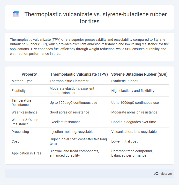 Thermoplastic vulcanizate vs. styrene-butadiene rubber for tires - What is The Difference?