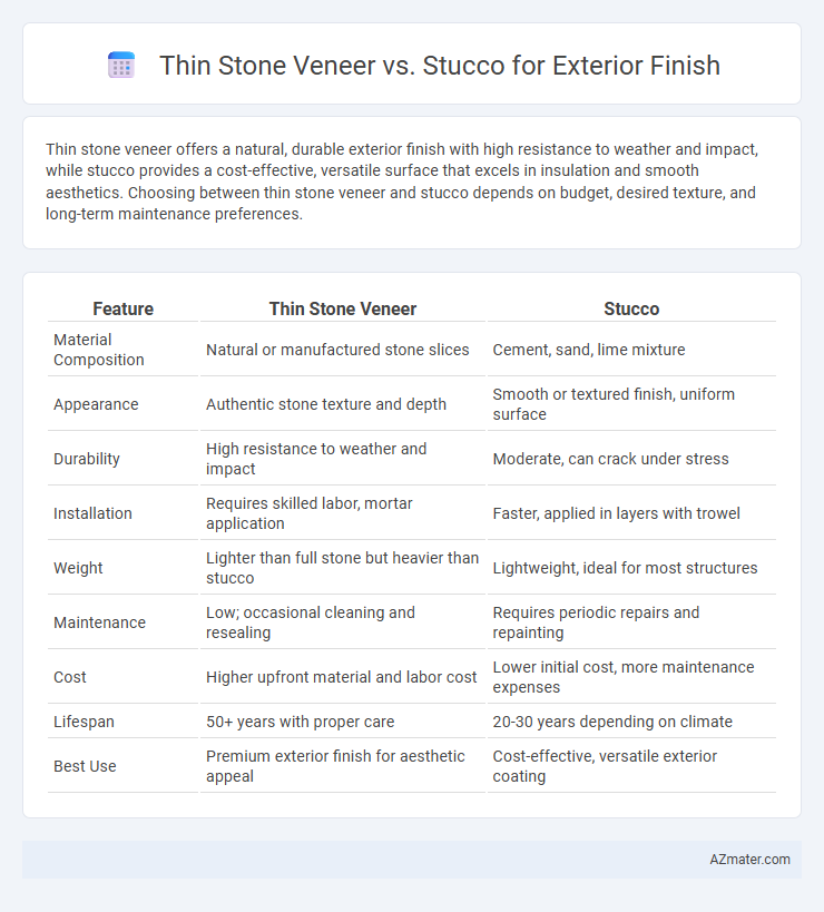 Thin Stone Veneer vs. Stucco for Exterior Finish - What is The Difference?