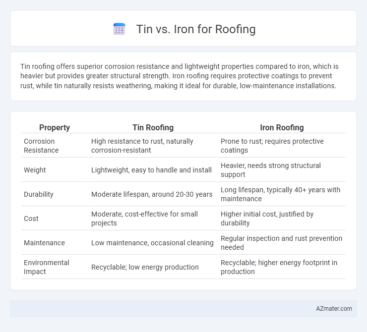 Tin vs. Iron for Roofing - What is The Difference?
