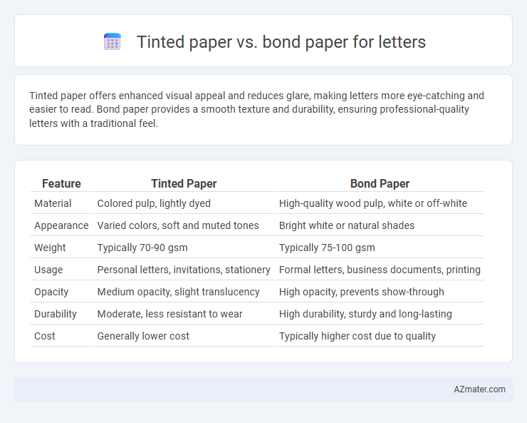 Tinted paper vs. bond paper for letters - What is The Difference?
