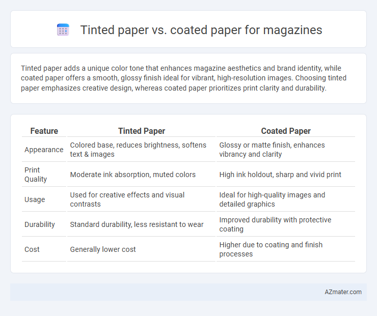 Tinted paper vs. coated paper for magazines - What is The Difference?