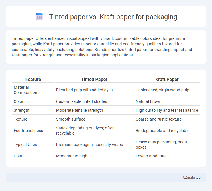 Tinted paper vs. Kraft paper for packaging - What is The Difference?