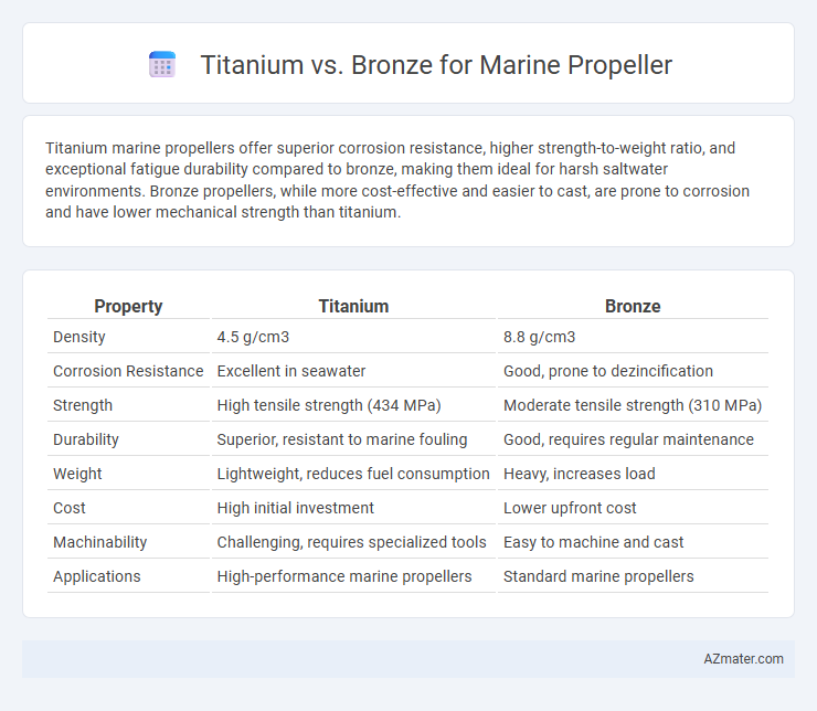 Titanium vs. Bronze for Marine Propeller - What is The Difference?