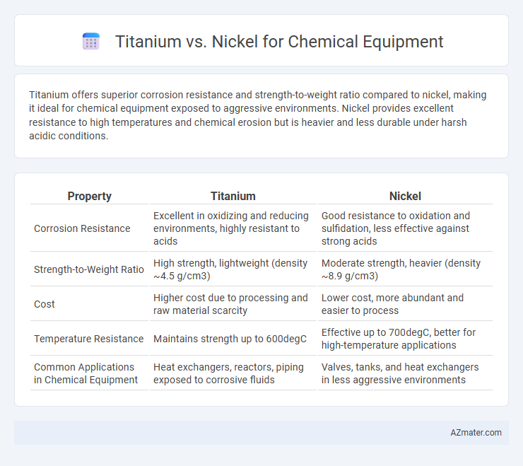 Titanium vs. Nickel for Chemical Equipment - What is The Difference?