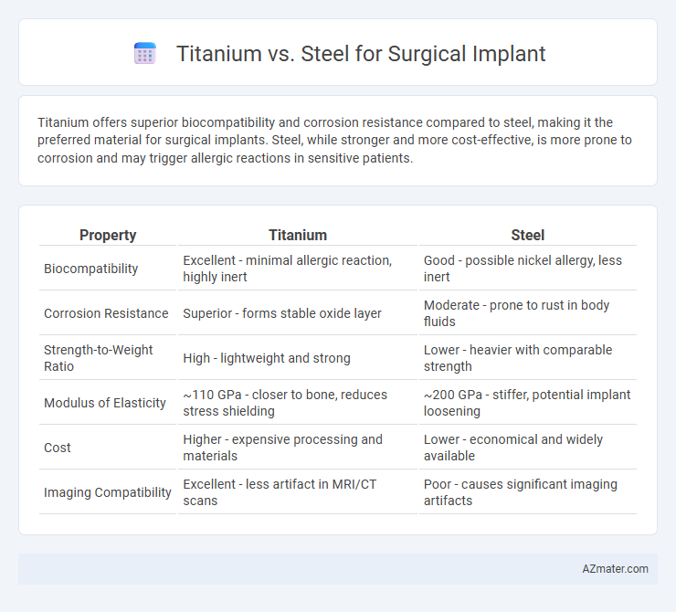 Titanium vs. Steel for Surgical Implant - What is The Difference?