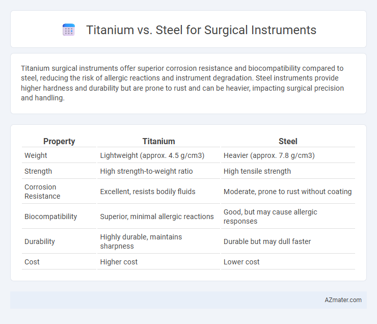 Titanium vs. Steel for Surgical Instruments - What is The Difference?