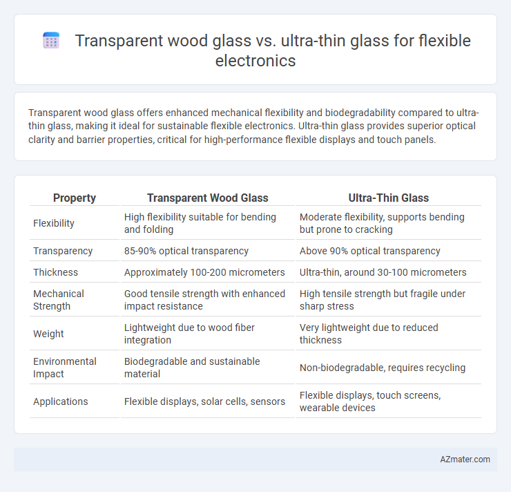 Transparent wood glass vs. ultra-thin glass for flexible electronics - What is The Difference?