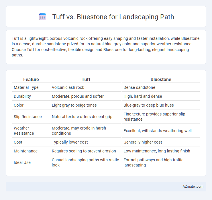 Tuff vs. Bluestone for Landscaping Path - What is The Difference?