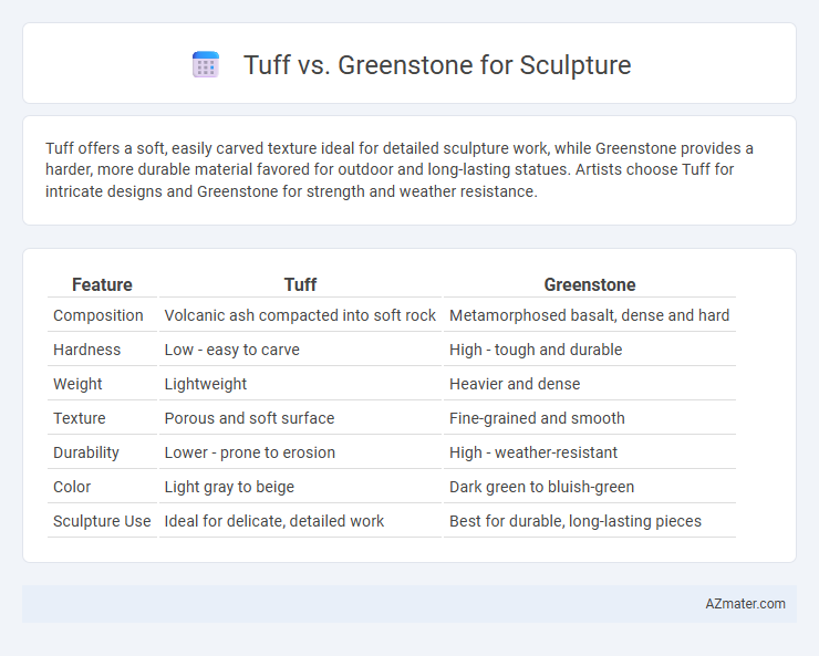 Tuff vs. Greenstone for Sculpture - What is The Difference?