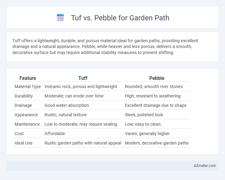 Tuf vs. Pebble for Garden Path - What is The Difference?