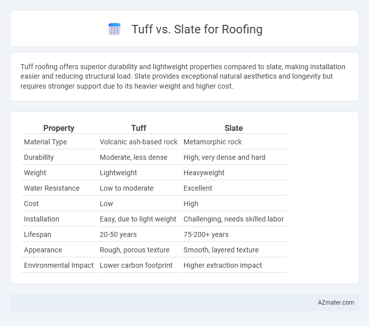 Tuff vs. Slate for Roofing - What is The Difference?