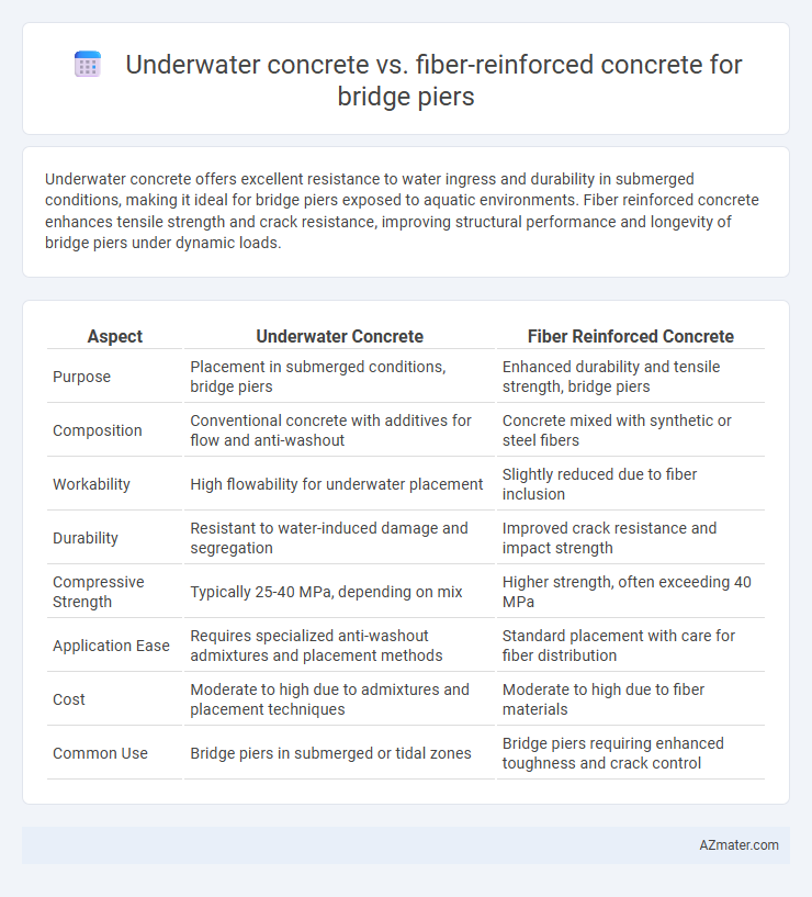 Underwater concrete vs. fiber-reinforced concrete for bridge piers - What is The Difference?