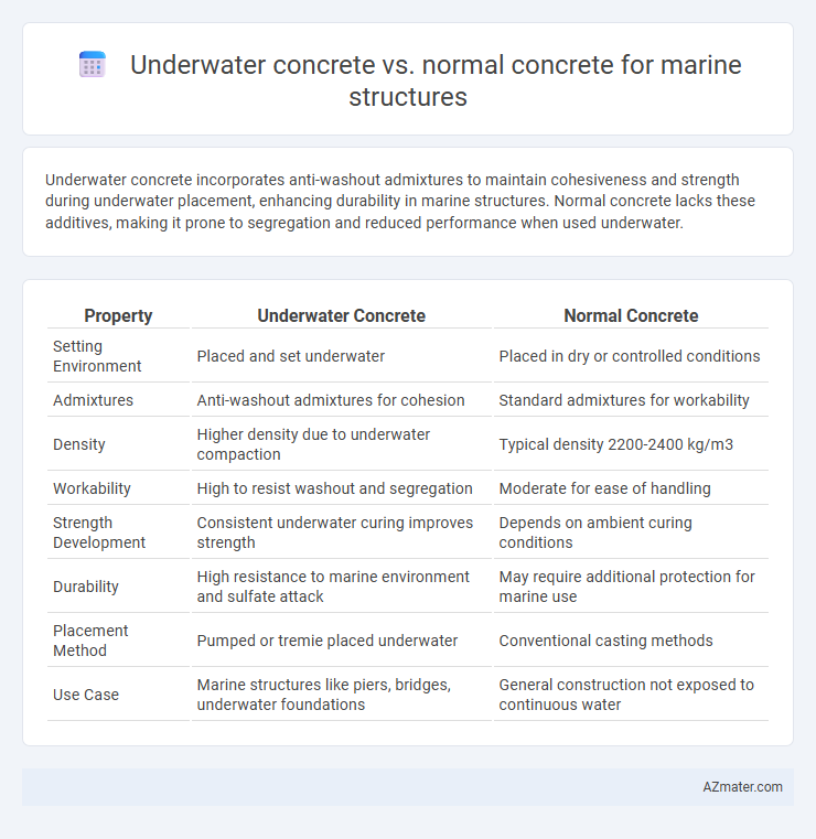 Underwater concrete vs. normal concrete for marine structures - What is The Difference?