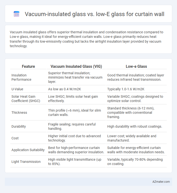 Vacuum-insulated glass vs. low-E glass for curtain wall - What is The Difference?
