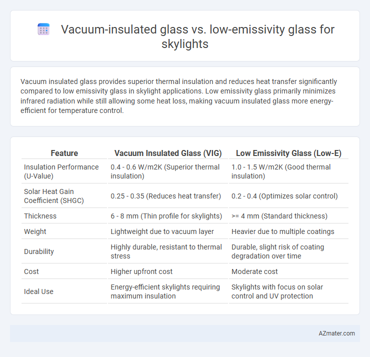 Vacuum-insulated glass vs. low-emissivity glass for skylights - What is The Difference?