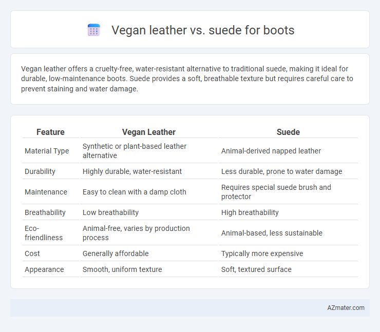 Vegan leather vs. suede for boots - What is The Difference?