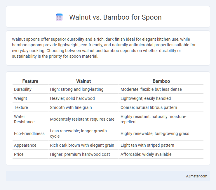 Walnut vs. Bamboo for Spoon - What is The Difference?