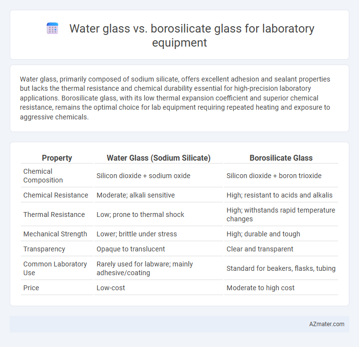Water glass vs. borosilicate glass for laboratory equipment - What is The Difference?