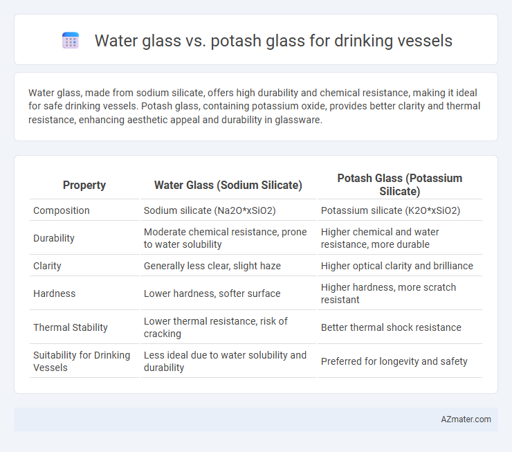 Water glass vs. potash glass for drinking vessels - What is The Difference?