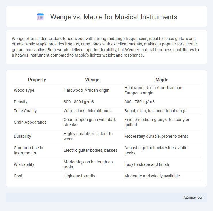 Wenge vs. Maple for Musical Instruments - What is The Difference?