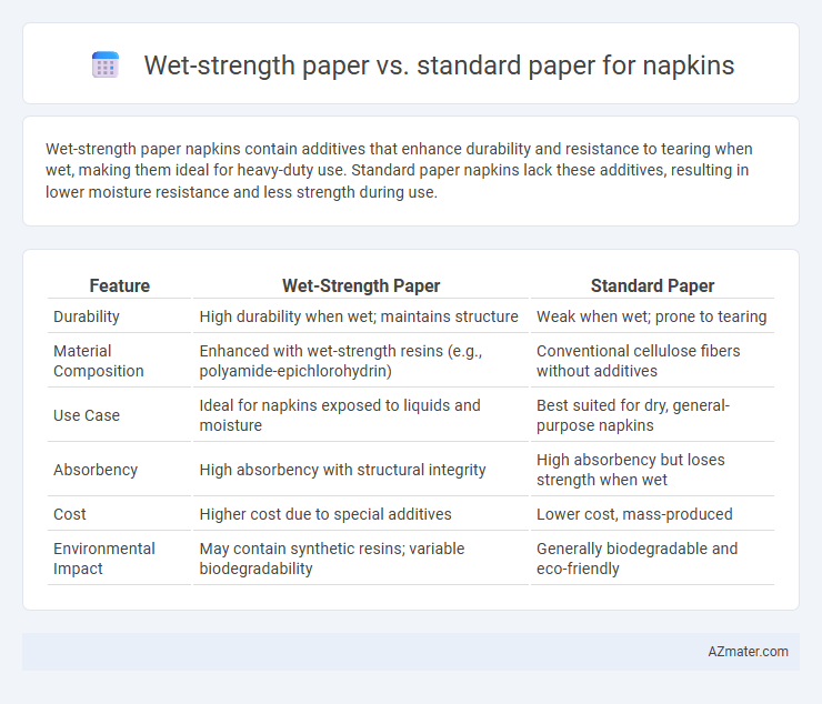 Wet-strength paper vs. standard paper for napkins - What is The Difference?
