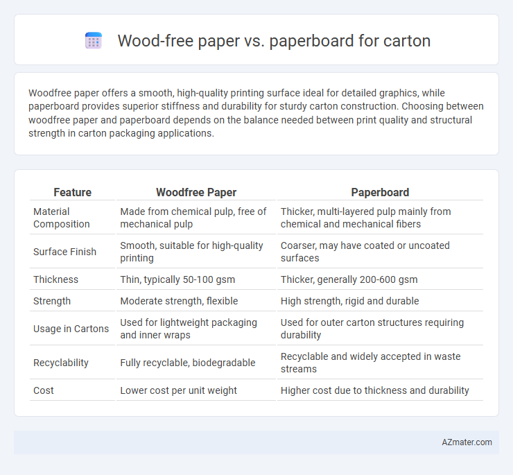 Wood-free paper vs. paperboard for carton - What is The Difference?