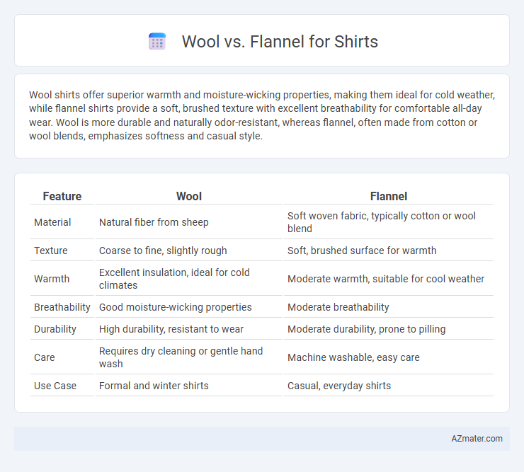 Wool vs. Flannel for Shirts - What is The Difference?