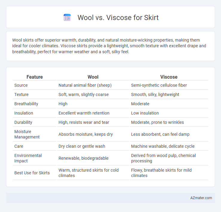 Wool vs. Viscose for Skirt - What is The Difference?