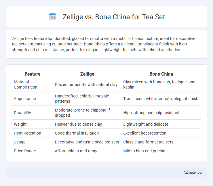 Zellige vs. Bone China for Tea Set - What is The Difference?