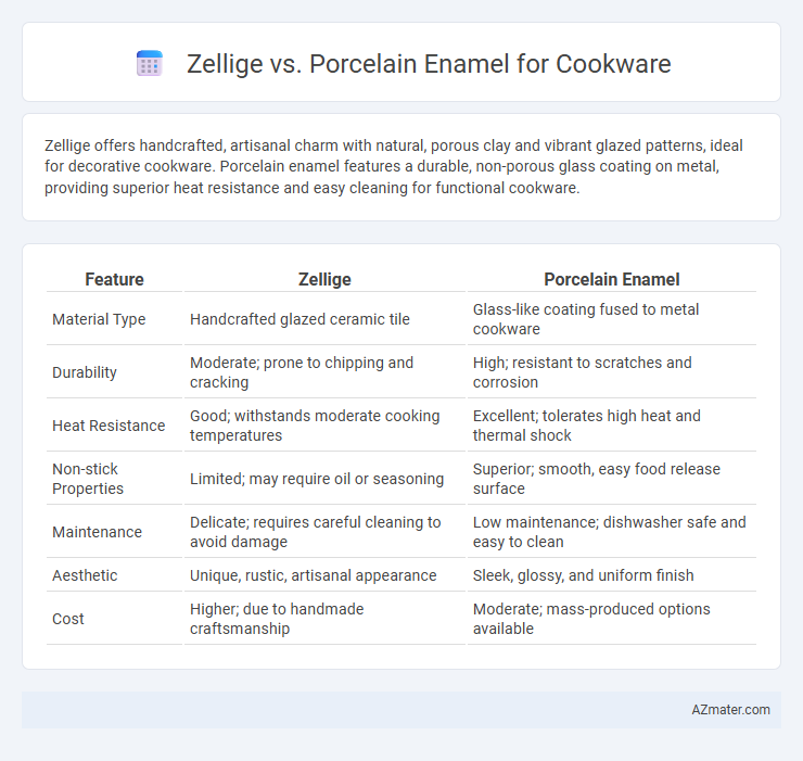 Zellige vs. Porcelain Enamel for Cookware - What is The Difference?