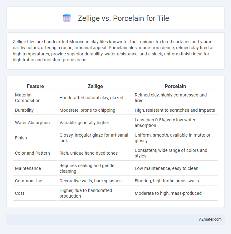 Zellige vs. Porcelain for Tile - What is The Difference?