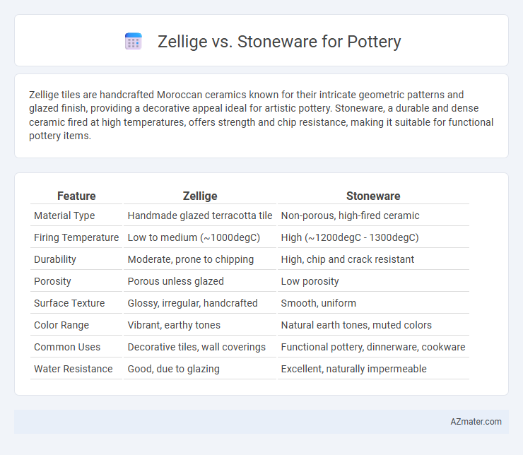 Zellige vs. Stoneware for Pottery - What is The Difference?