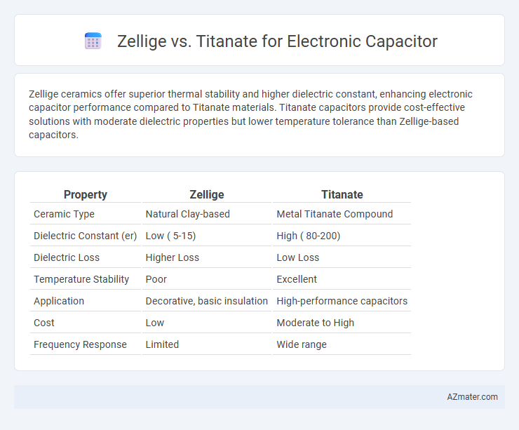 Zellige vs. Titanate for Electronic Capacitor - What is The Difference?