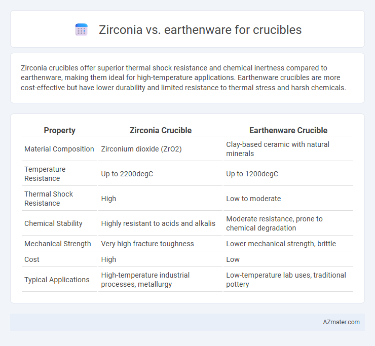 Zirconia vs. earthenware for crucibles - What is The Difference?
