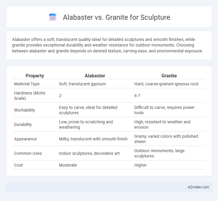 Alabaster vs. Granite for Sculpture - What is The Difference?