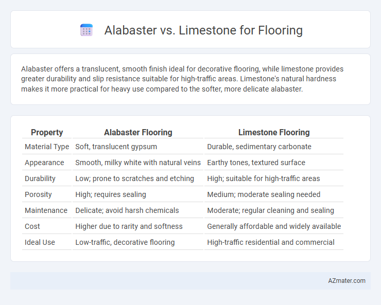 Alabaster vs. Limestone for Flooring - What is The Difference?