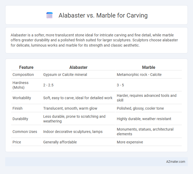 Alabaster vs. Marble for Carving - What is The Difference?