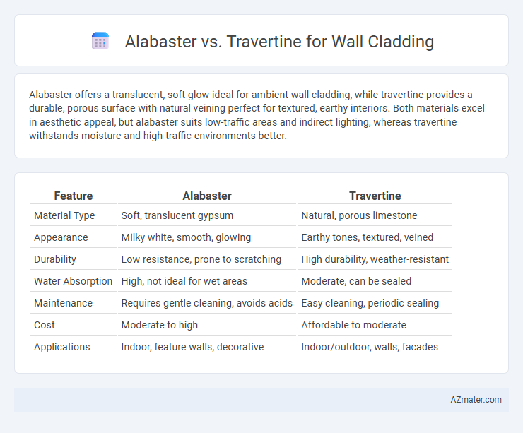 Alabaster vs. Travertine for Wall Cladding - What is The Difference?