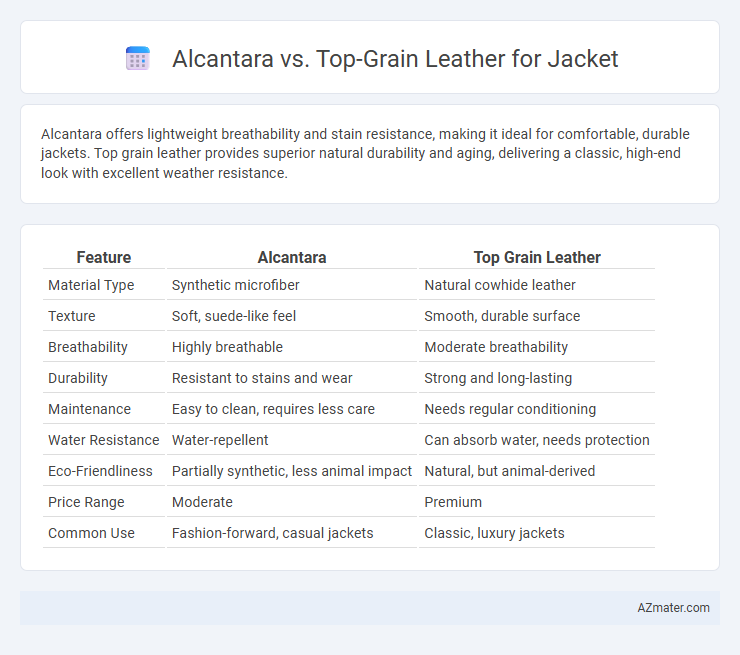 Alcantara vs. Top-Grain Leather for Jacket - What is The Difference?