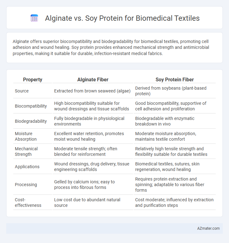 Alginate vs. Soy Protein for Biomedical Textiles - What is The Difference?