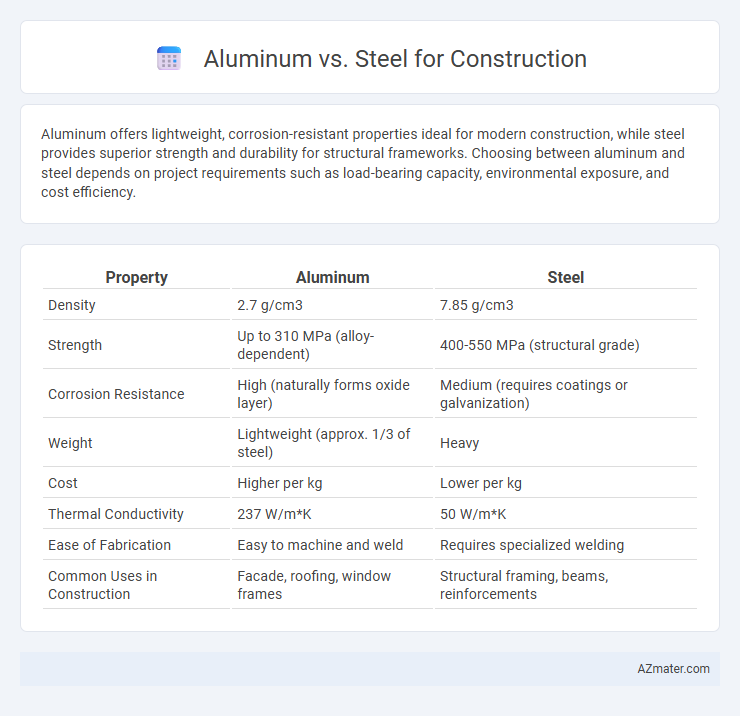 Aluminum vs. Steel for Construction - What is The Difference?