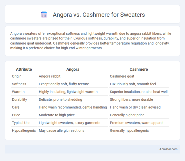 Angora vs. Cashmere for Sweaters - What is The Difference?