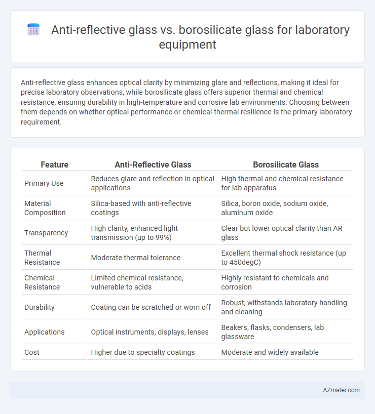 Anti-reflective glass vs. borosilicate glass for laboratory equipment - What is The Difference?