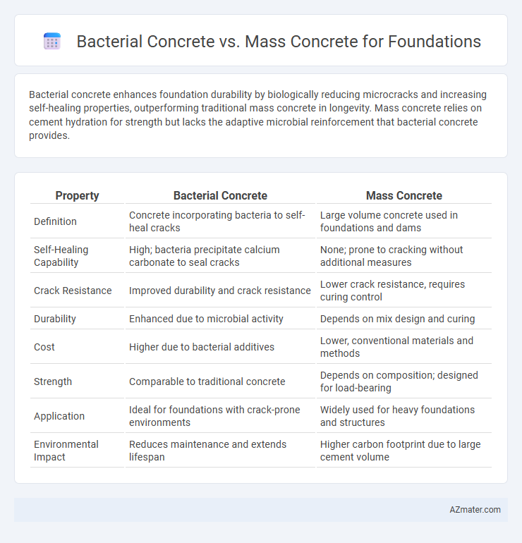 Bacterial Concrete vs. Mass Concrete for Foundations - What is The Difference?