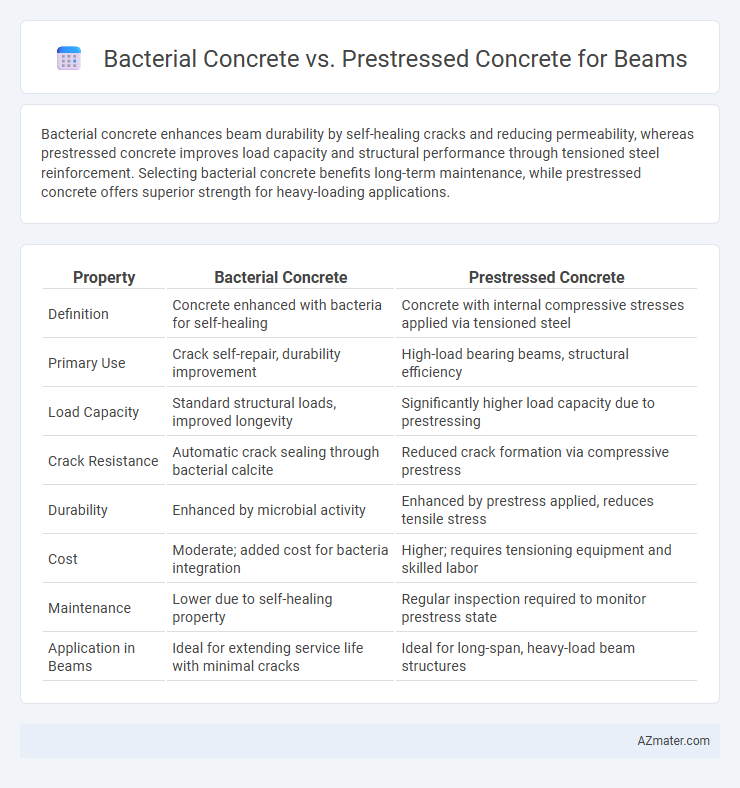 Bacterial Concrete vs. Prestressed Concrete for Beams - What is The Difference?