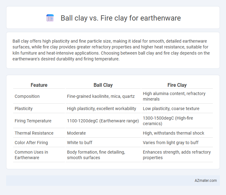Ball clay vs. Fire clay for earthenware - What is The Difference?
