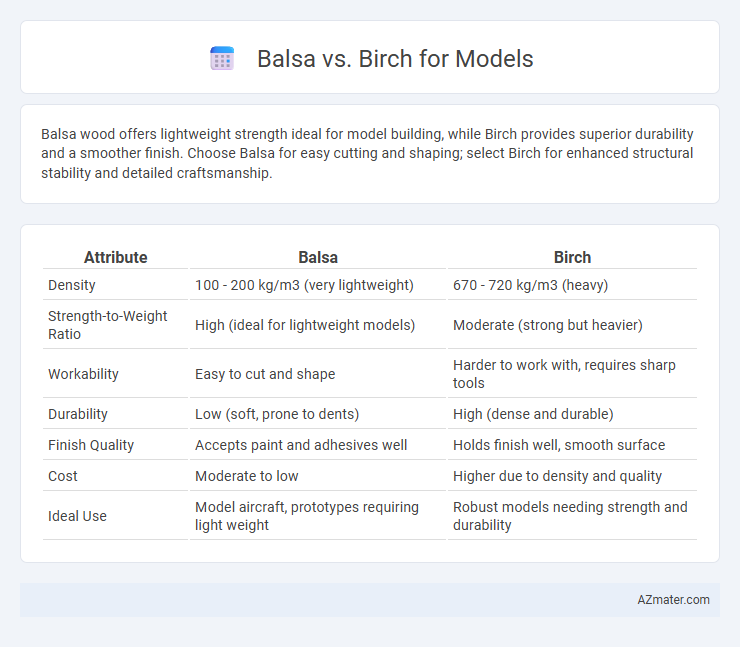 Balsa vs. Birch for Models - What is The Difference?