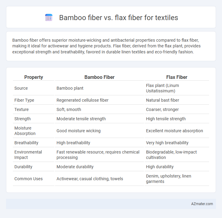 Bamboo fiber vs. flax fiber for textiles - What is The Difference?